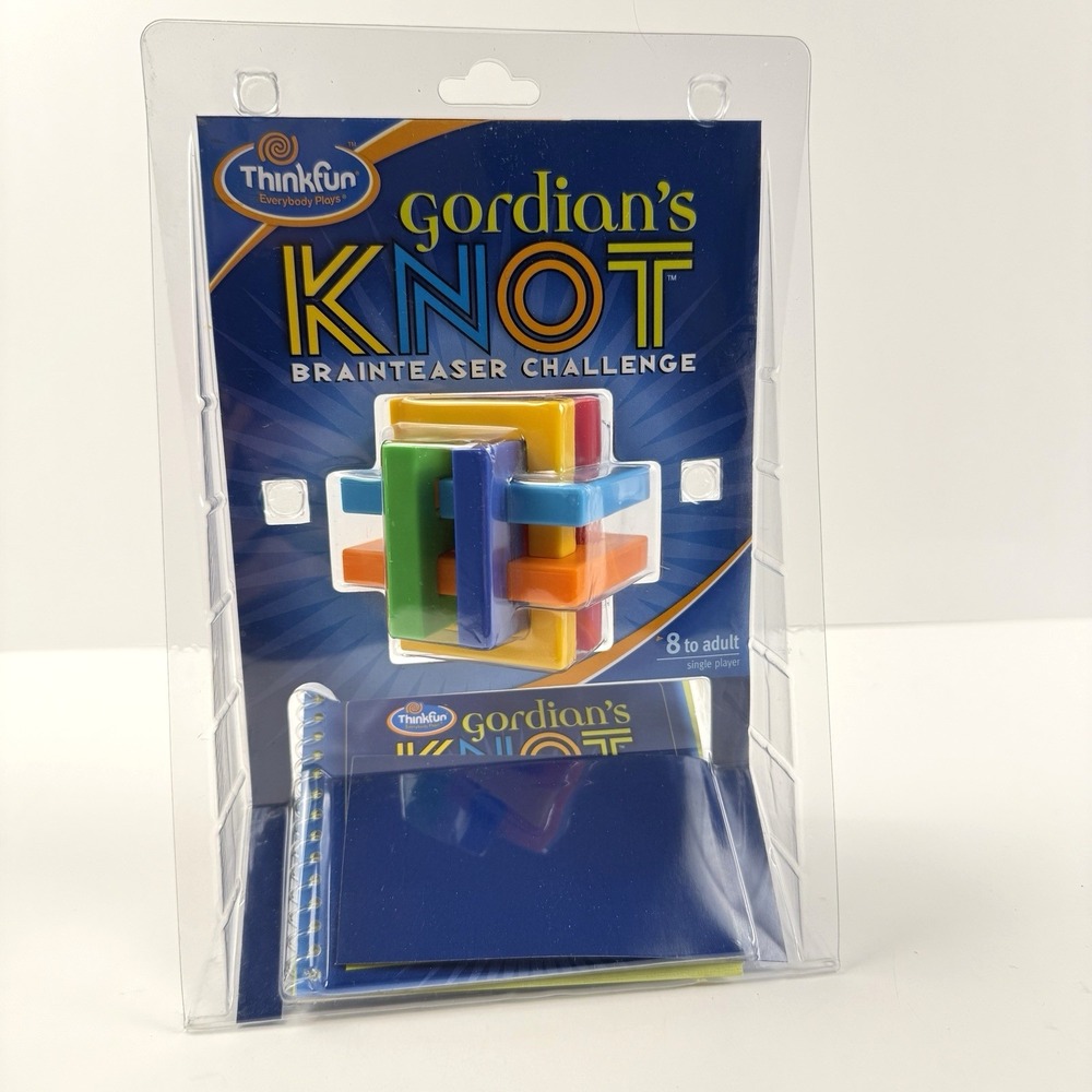 Thinkfun Gordian's Knot Brainteaser Challenge Toy with Guide (2005) NEW